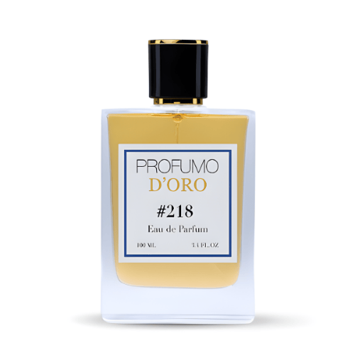 Profumo Doro #218 Eau de Parfum – 100 ml Flakon, orientalisch-goldener Duft mit Amber, Vanille und Moschus